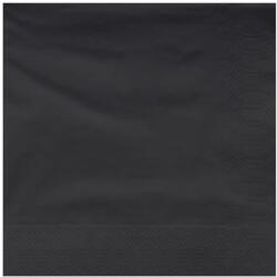 Style Point Koktél szalvéta, 12x12 cm, fekete, 200 db