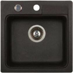 Marmorin Isao 1 medencés szögletes gránit mosogatótálca, Black 470 103 002 (470 103 002)
