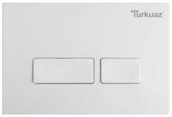 Cerastyle Nil falsík alatti WC tartály nyomólap dupla, fehér