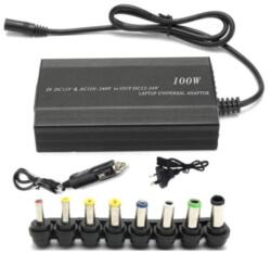 EZONE Univerzális Netbook-/Laptop-/Okostelefontöltő Adapter, 100W-os, fekete (ar9n-TB2062)