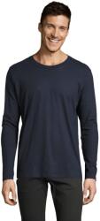 SOL'S Férfi póló, Pamut, Hosszú ujjú, Kerek gallér, Sötétkék, 2XL méret (so02074fn-2xl)