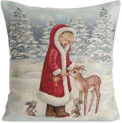 Eurofirany Karácsonyi párnahuzat CHP1154 45 x 45 cm Eurofirany szürke (456427)
