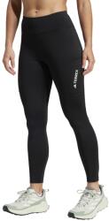 adidas Performance adidas Performance, Középmagas derekú leggings foltzsebbel, Fekete, 36 (JF1266-36)