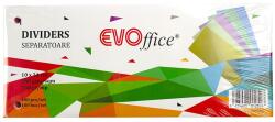 EVOffice Színes karton elválasztók 2 perforációval, 160 g, 10*24 cm 100 db/szett, rózsaszín (SEP10X23)