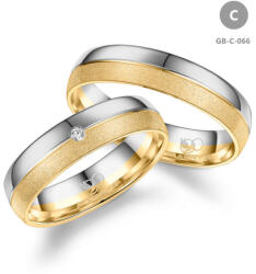 Marrya Gold 8 karátos Arany karikagyűrű pár - GB-066-8K-C (GB-066-8K-C)