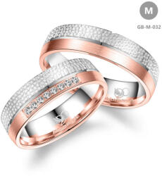 Marrya Gold 8 karátos Arany karikagyűrű pár - GB-032-18K-M (GB-032-18K-M)