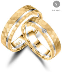 Marrya Gold 8 karátos Arany karikagyűrű pár - GB-042-18K-S (GB-042-18K-S)