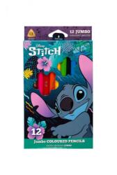 Jumbo 12 db színes ceruzakészlet, Jumbo, Disney Stitch, 10 x 112 x 202 mm, többszínű (54816PTR)