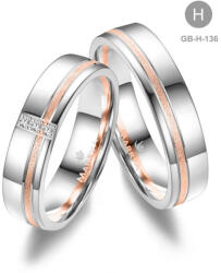 Marrya Gold 14 karátos Arany karikagyűrű pár - GB-136-18K-H (GB-136-18K-H)