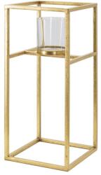 Mauro Ferretti Elegáns Gyertyatartó 15X15X35 cm, Arany (1903780001)