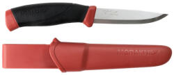 Morakniv Companion (S) rozsdamentes túrakés, tőr + tok - 10, 9cm, bordó (M-14071)
