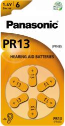 Panasonic PR13L/6LB cink-levegő elem, PR48 (6 db / bliszter) (PR13L/6LB)