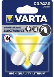 VARTA Professional Lithium CR2430 elem, 2 db, 3V (FDPE0002175)