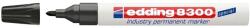 edding 8300 Jelölőfilc, tartós, fém test, 1.5-3mm hegy, Fekete (ED083001)