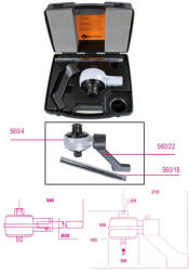 Beta 560/4 Nyomatéksokszorozó Áttétel 5: 1 Kitámasztó karral