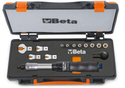Beta 671B/C5 1 nyomatékkulcs 604B/5, 1 irányváltós racsni, 8 hatlapú dugókulcs és 4 villáskulcs