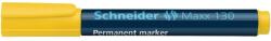 Schneider 130 alkoholos marker, lekerített fej, 1-3 mm, Sárga