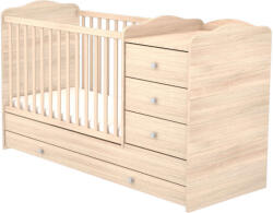 TIMBA Niki Gyermekágy - Kombinált Kiságy, 3 Fiókkal