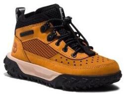 Timberland Unisex Csizma, 303230708, Valódi Bőr, 33 EU, Barna (0000303230708_33)