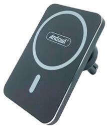 Welora Autós telefontartó vezeték nélküli töltéssel, állítható, klipsszel a szellőzőrácson, (DR64_Q-PD21)