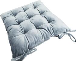 SoleVito Pernă scaun Solevito Velvet gri/albastru închis 40x40 cm (CT19045C)