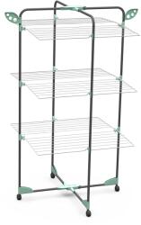 Colombo New Scal Ruhaszárító Colombo Alpina 30, kerekekkel, összecsukható, 30m. nyújtható hossz, 11 kg-ig, 121 cm Ruhaszárító