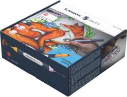 Schneider Paint-It 040 kétvégű marker készlet, 72 darabos, 30 különböző szín (TSC040V72C)