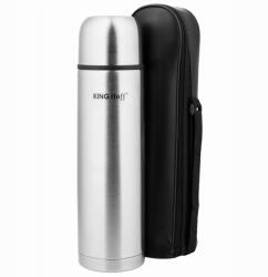 Kinghoff Fedővel ellátott termosz, Kinghoff, Kh-4051, acél, 0, 35 liter, ezüst (KH-4051)