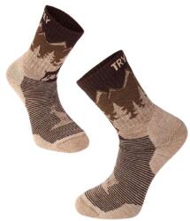 Try To Fly Capricorn Alpine Beige merinó gyapjú túra zokni, 43-46 EU (TF32-310-3)