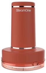 SteamOne textilborotva, 9500 ford. /perc, USB-C töltés, minden típusú szövethez, ergonomikus kialakítás, fényjelző, 60 perc autonómia, biztonsági leállás, terrakotta (RUSTRP)