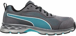 PUMA Fuse Knit Blue Wns Low S1P ESD HRO SRC női munkavédelmi cipő - pepita