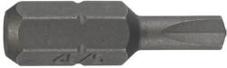 STANDARD bit 1/4' ' DIN/ISO 1173 C alak 6.3 tengelykapcsoló profil, DIM CG 5/32' ' , L 25