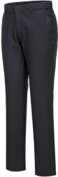 Portwest Stretch Slim Chino Nadrág - 30 (S), Fekete