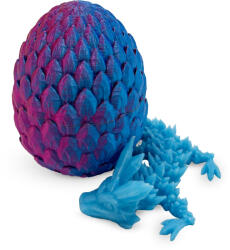 3D Morph Lab Print 3D de la 3D Morph Lab - Ou cu pui de dragon , scale, albastru-roșu (3DML1000388)