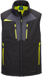 Portwest DX4 Softshell Gilet Mellény - 3L, M, Fekete