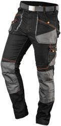 NEO TOOLS NEO 81-238-XS Munkanadrág, HD, Karcsúsított(Slim Fit), 60% Pamut, 37% Polyester, 3% Elastane, 285 g/m2, Övvel, XS