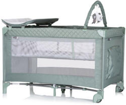 Chipolino Luna multifunkciós utazóágy - Basil - pepita - 36 990 Ft