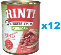 RINTI Kennerfleish Senior Beef 12x800 g marhahússal idősebb kutyáknak