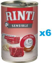RINTI Sensible Marhahús rizzsel 6x400 g