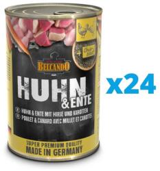 BELCANDO Super Premium Csirke, kacsa és köles 24x400 g nedves kutyaeledel