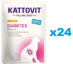 KATTOVIT Feline Diet Diabetes Chicken 24 x 85 g