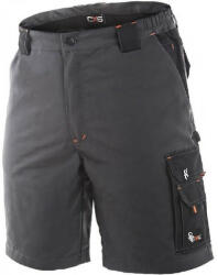 CXS Sirius Elias Rövid Munkásnadrág - 58, Fekete/Narancs