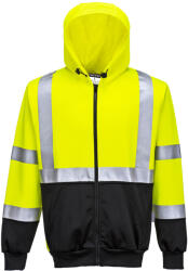 Portwest B315OBR5XL Hi-Vis Kéttónusú Kapucnis Pulóver 5XL