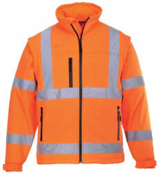 Portwest S428 Jól Láthatósági Softshell Dzseki - XS, Narancs