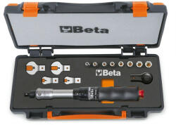Beta 671B/C10 1 nyomatékkulcs 604B/10, 1 irányváltós racsni, 8 hatlapú-dugókulcs és 4 villáskulcs