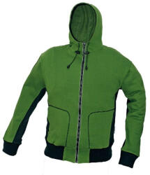 CERVA Stanmore Kapucnis Pulóver - Zöld/Fekete, 2XL