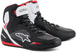  Alpinestars Faster 3 Rideknit Sh Motoros Cipő | Black/white/red (2510319-10)