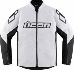 ICON motoros kabát HOOLIGAN CE - FEHÉR