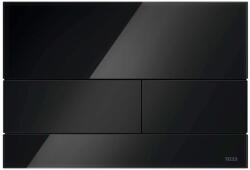 Tece TECEsquare - Flush control, fekete üveg/fekete 9240809 (9240809)