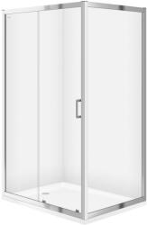 Cersanit Zip - Zuhanykabin 89x119cm, króm/tiszta üveg S154-004 (S154-004)